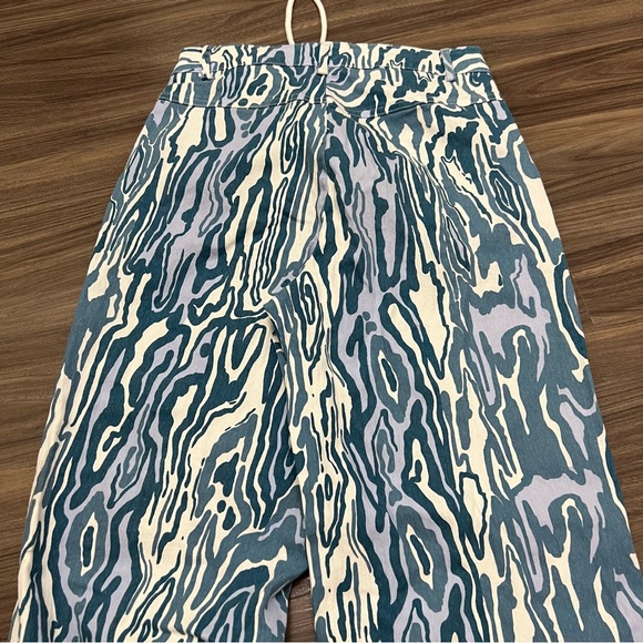 Beginning Boutique women sz 8 Y2k Havana Lace Up Pants Blue - Picture 6 of 10